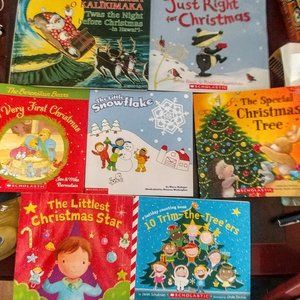 Bundle of seven (7) Christmas Children's Books (See Description)